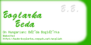 boglarka beda business card